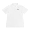 Manly Mania Core Sport Polo Shirt White Front View - Mens Polo Shirt