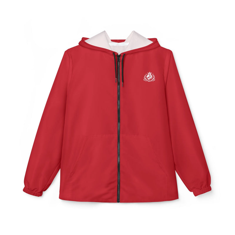 Crimson Windbreaker Jacket Printify