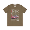  Manly Mania Car Enthusiast Tee in Heather Olive – Front View – Men's Graphic T Shirt