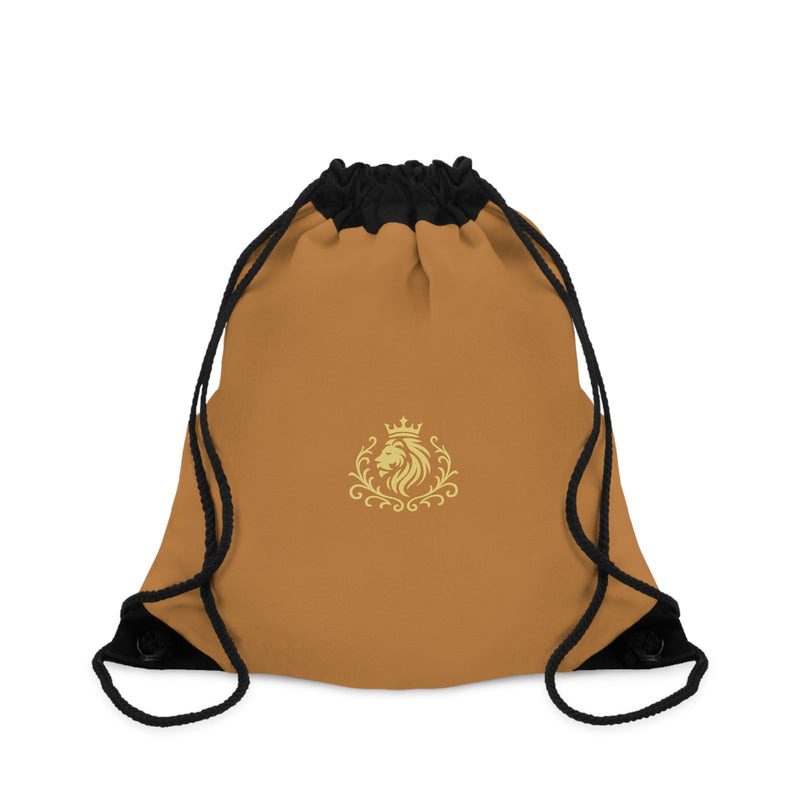 Regalus Drawstring — Golden Lion Crest Carry Sack Printify