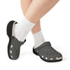 Manly Mania™ Goofy Grey Clogs
