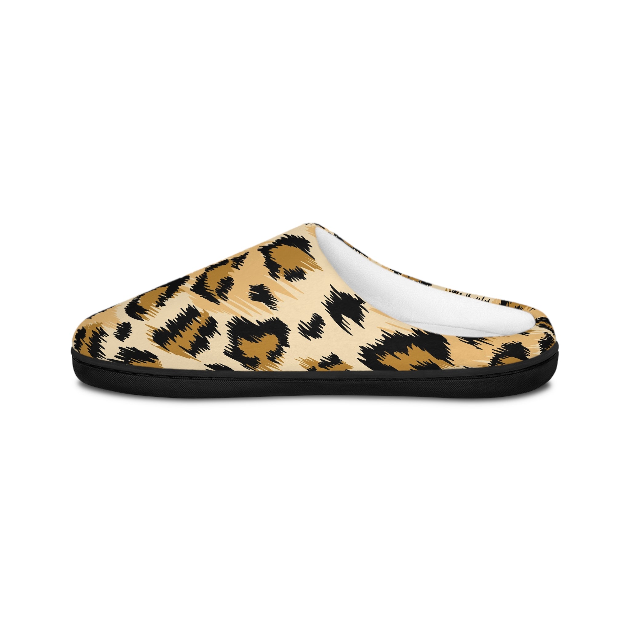 Manly Mania Cheetah Print Slippers