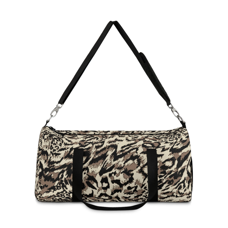 Signature Leopard Print Duffel Bag Printify