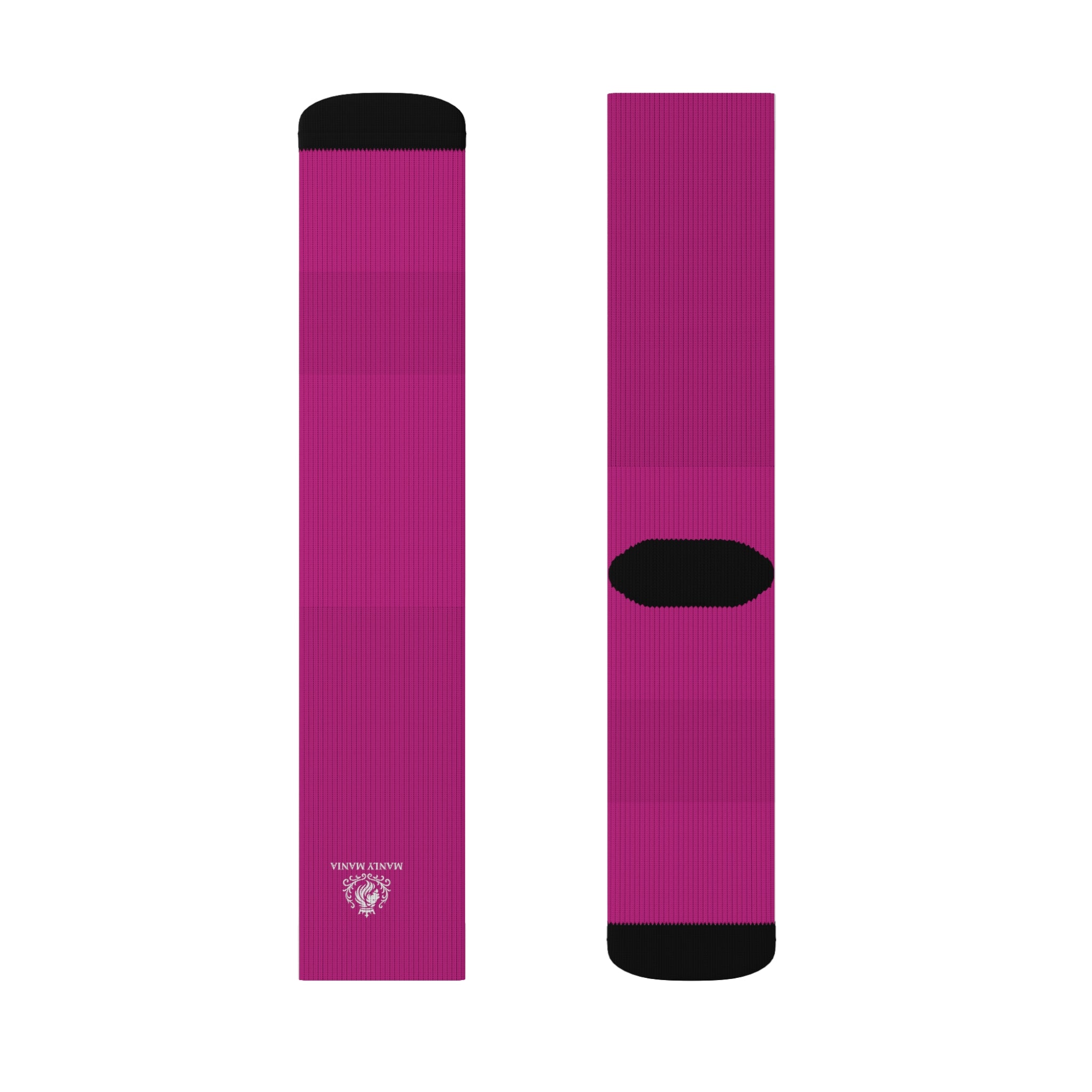 Manly Mania Pink Titan Crew Socks