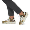 Side profile of Apex Force Mesh Sneakers in white sole – stylish mesh running shoes