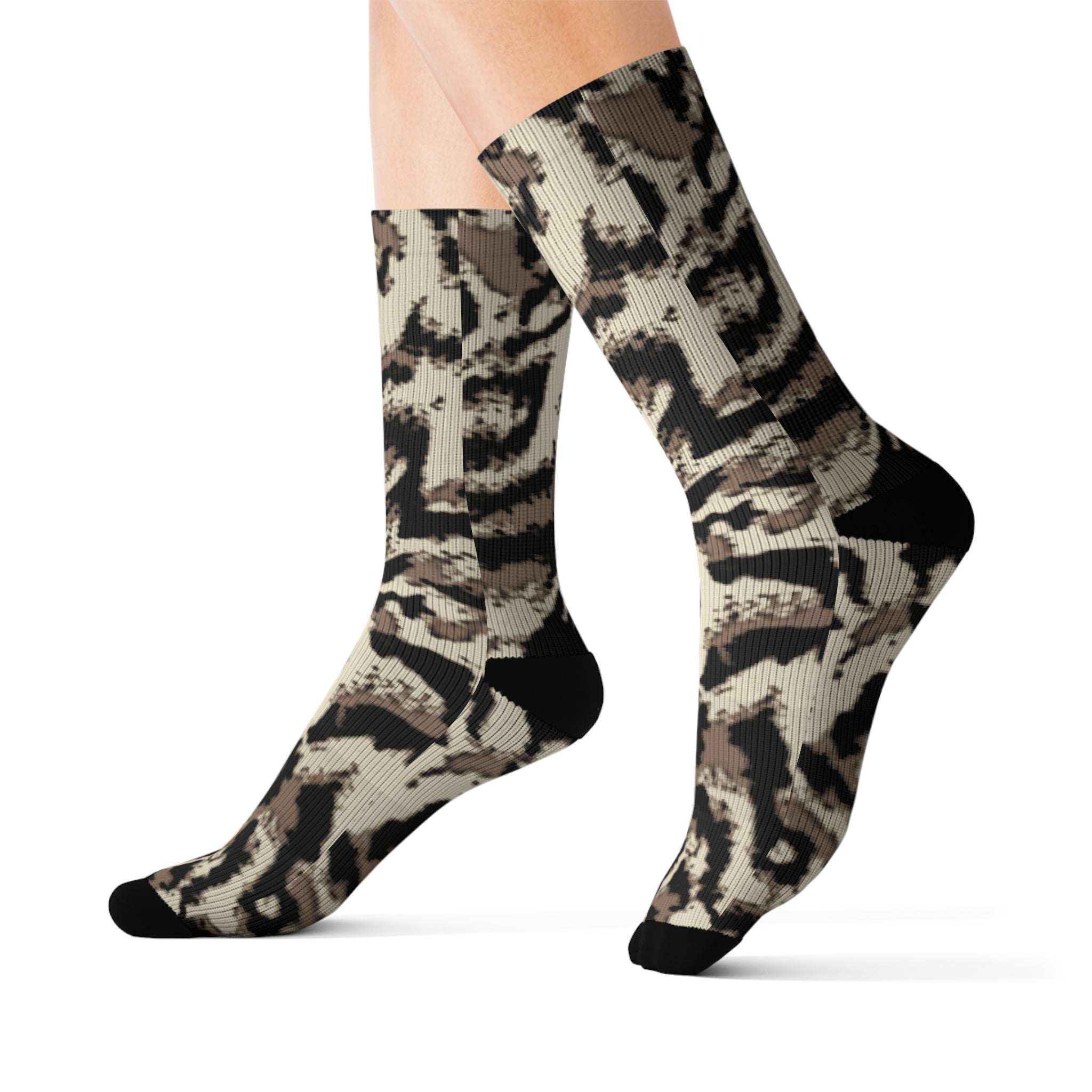 Manly Mania Cheetah Print Socks