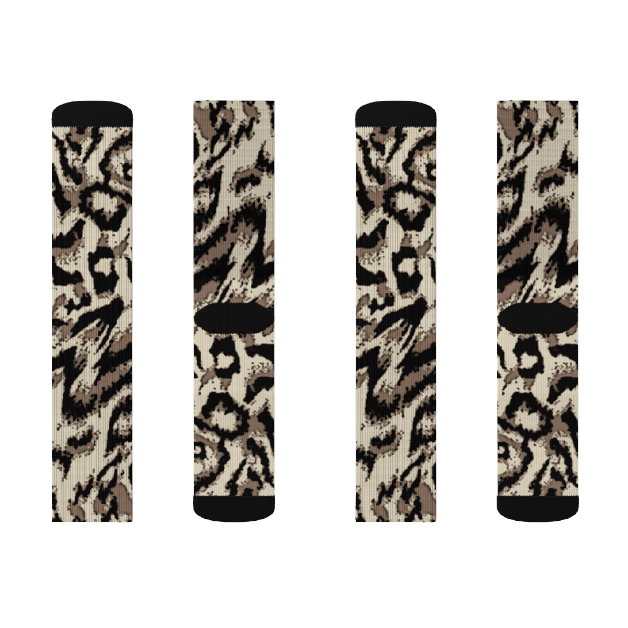 Manly Mania Cheetah Print Socks