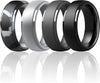 Titan Flex multipack silicone promise rings for men in assorted colors