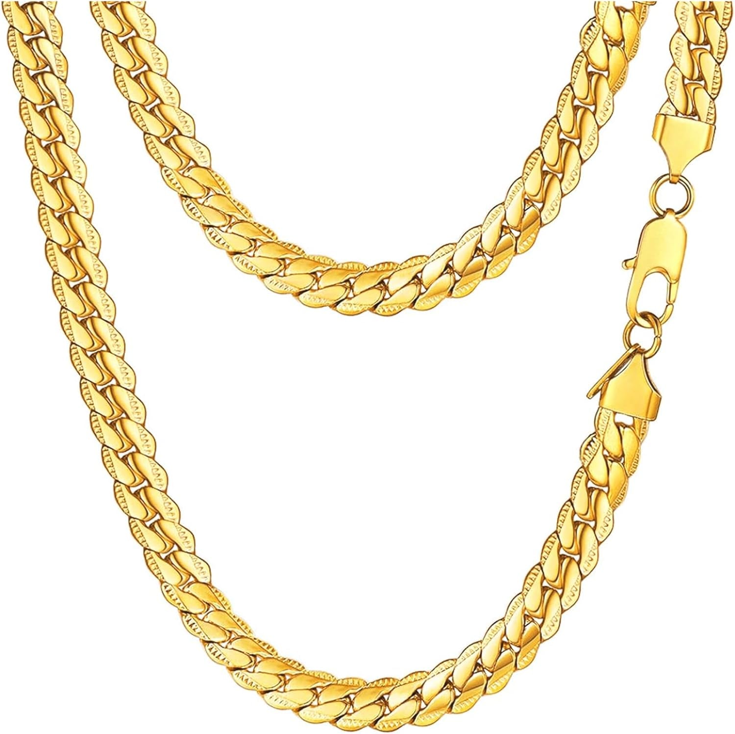 Gold Manly Mania Royal Chain necklace – premium stainless steel men's chain