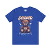 Manly Mania The Despair Tee True Royal Front View – Men's Graphic T Shirt