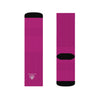 Manly Mania Pink Titan Crew Socks
