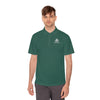 Close-up of fabric and collar - Forest Green Manly Mania Polo Shirt