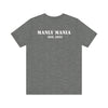 Manly Mania Street Racer T Shirt Deep Heather Color Back View
