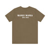 Heather Olive Dead or Alive Tee Back View – Men's Graphic T-Shirt by Manly Mania
