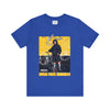 Manly Mania Core men's true royal t-shirt front view, graphic tee