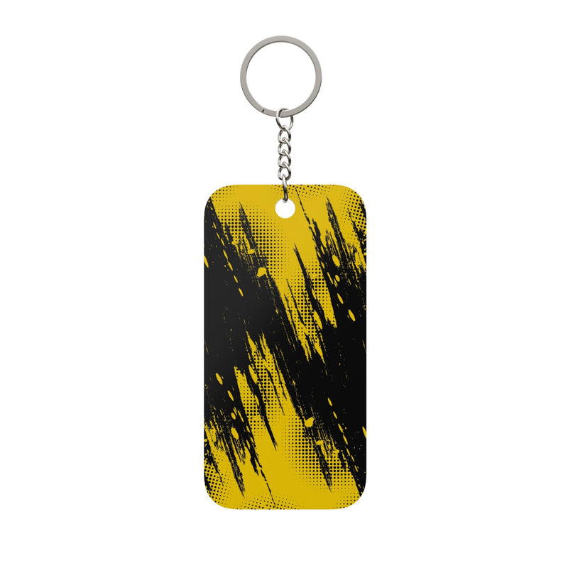 Manly Mania Éclipse Jaune Keychain Printify