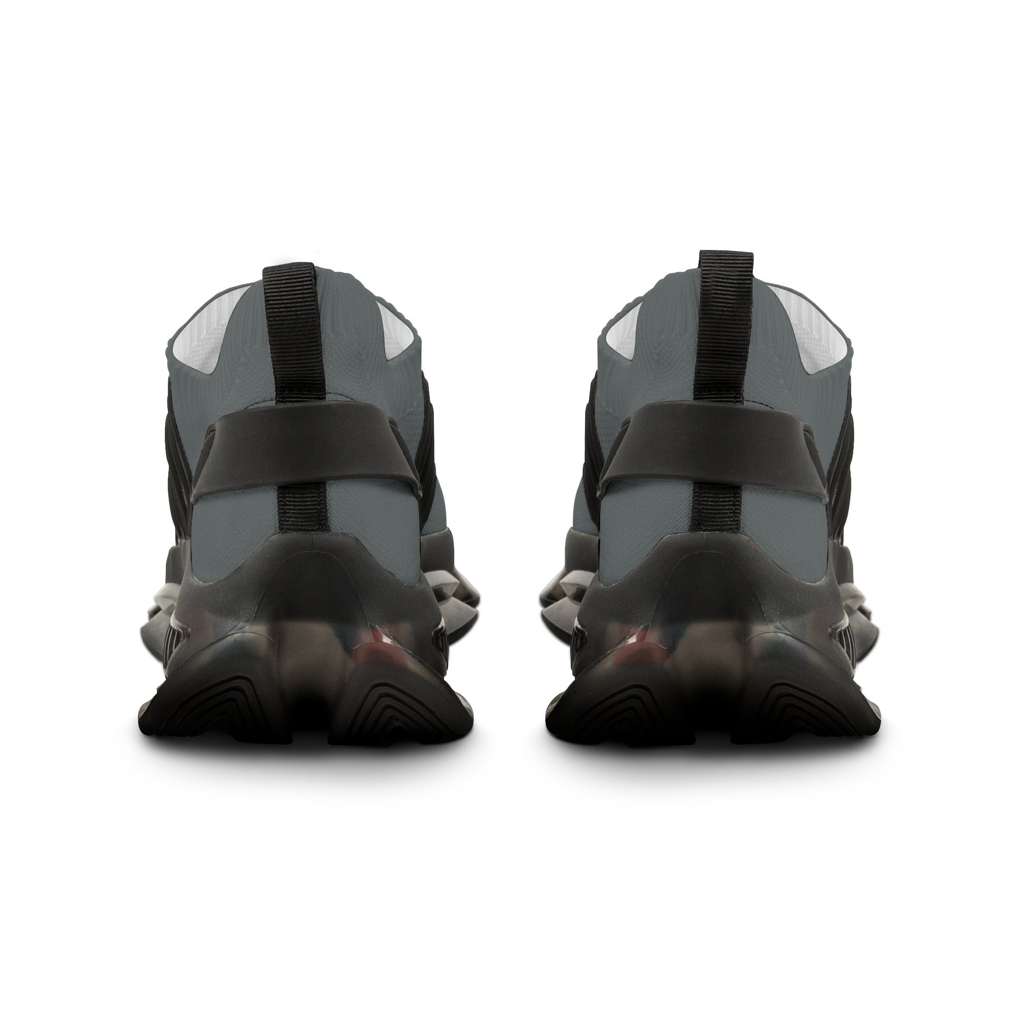 Rear view of Mono Edge shoes with black sole – durable KPU shell