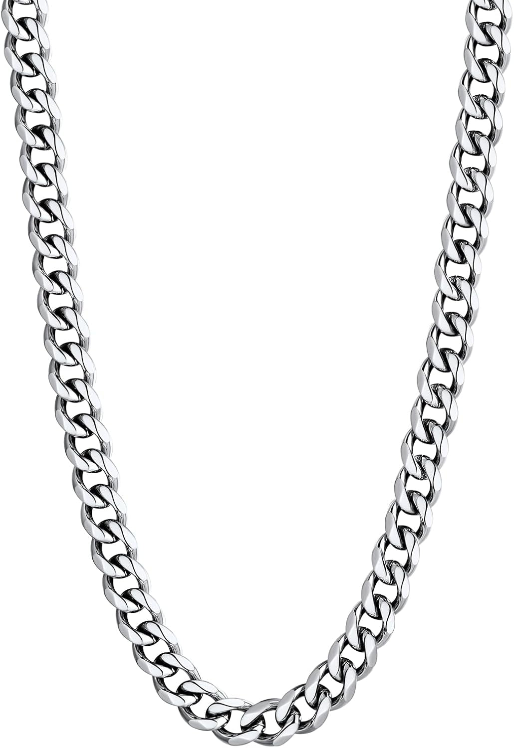 Silver Manly Mania Royal Chain necklace – durable stainless steel men's necklace