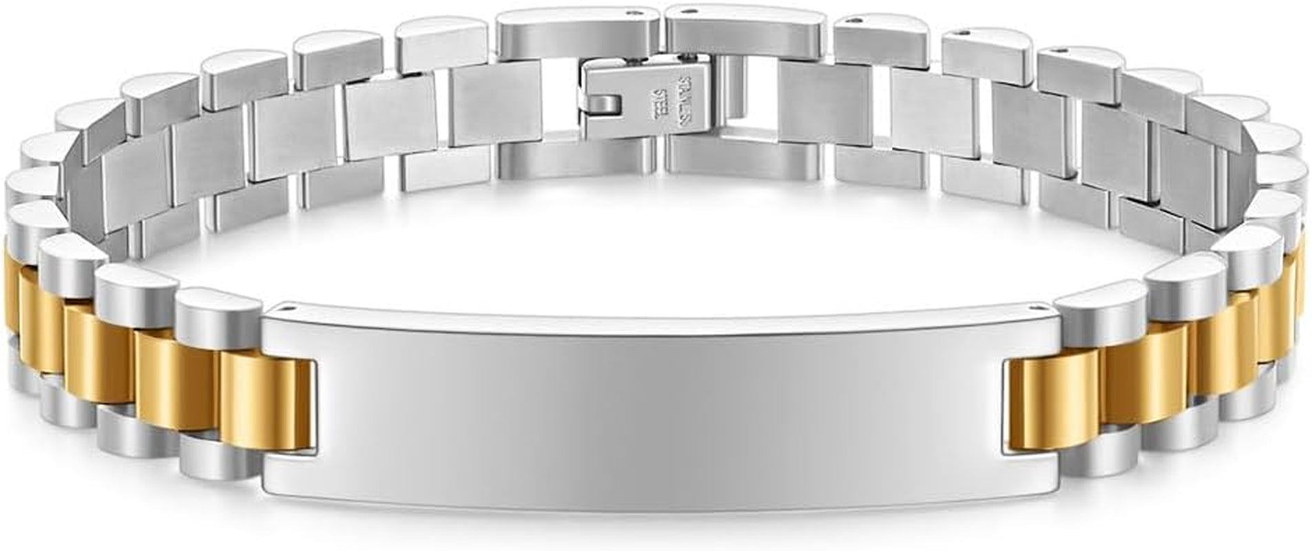 Gold and silver Manly Mania Core Bracelet – Premium men's bracelet inspired by Cartier style