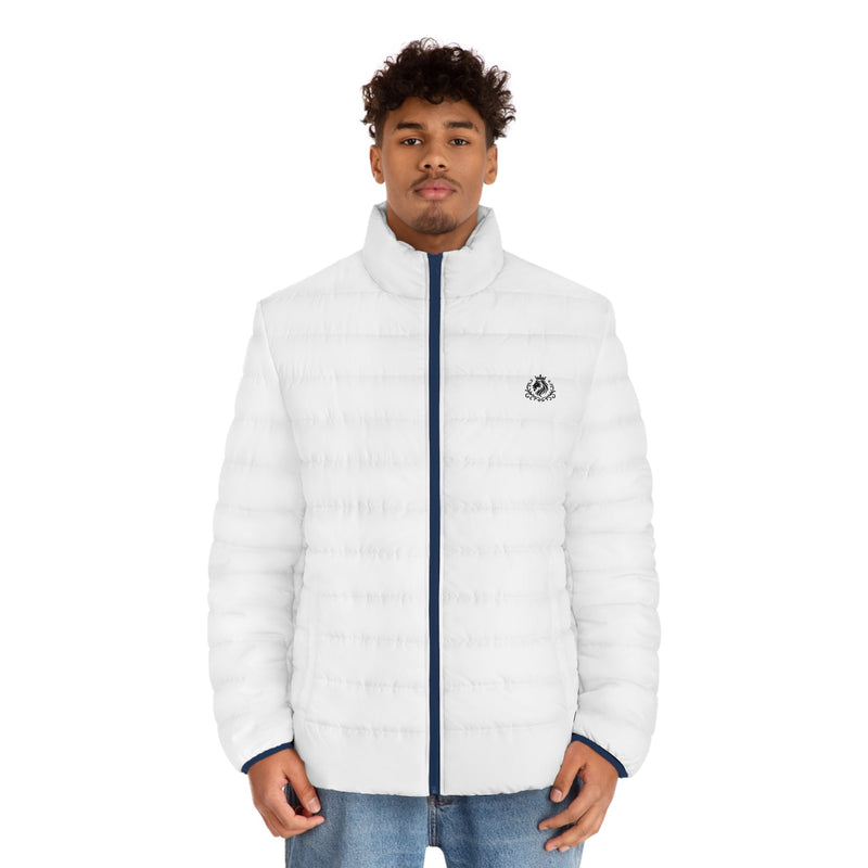 Classic White Puffer Jacket Printify