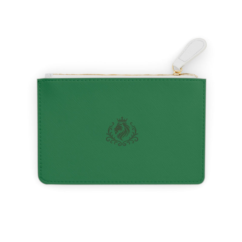 Emera Vault Mini — Crest Zip Wristlet Clutch Bag Printify