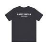 Manly Mania Car Enthusiast Tee in Dark Grey – Back View – Men's Graphic T Shirt
