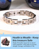 Titanium mens bracelet secure clasp – Magnetix Edge adjustable design inspired by Cartier love bracelet