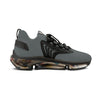 Side profile of Mono Edge shoes featuring black sole and breathable mesh upper