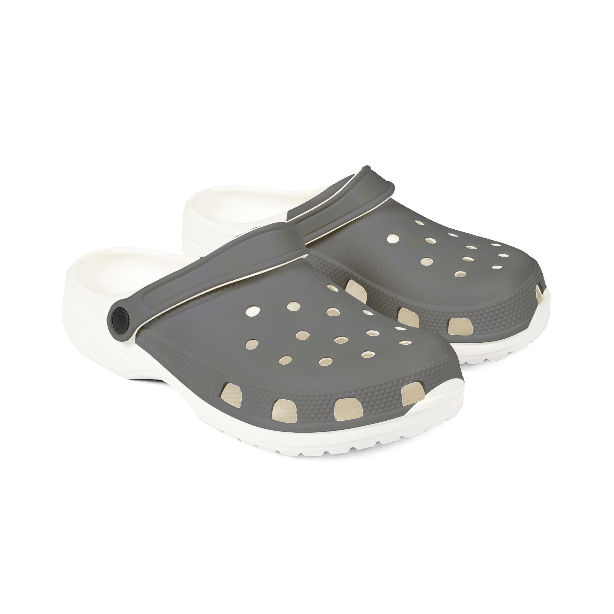Manly Mania™ Goofy Grey Clogs