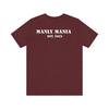 Overthinking Graphic T Shirt – Back View – Maroon