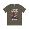  Manly Mania Army Green Attitude T-Shirt Front View – Men's Fashion T Shirt