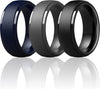 Titan Flex multipack silicone promise rings for men in assorted colors