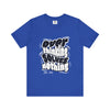 Overthinking Graphic T Shirt – Front View – True Royal