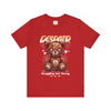 Manly Mania The Despair Tee Red Front View – Men's Graphic T Shirt