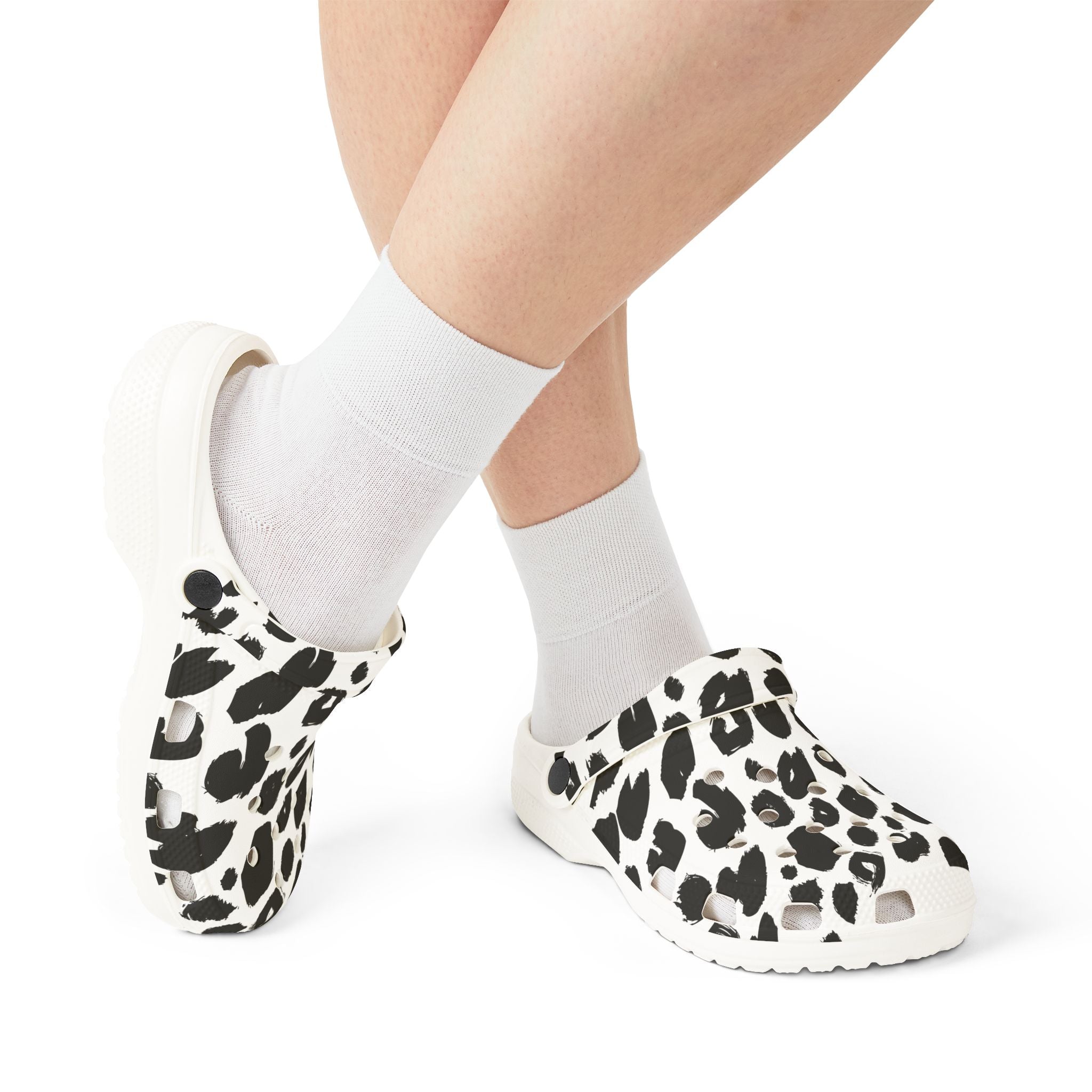 Manly Mania™ Leopard Clogs