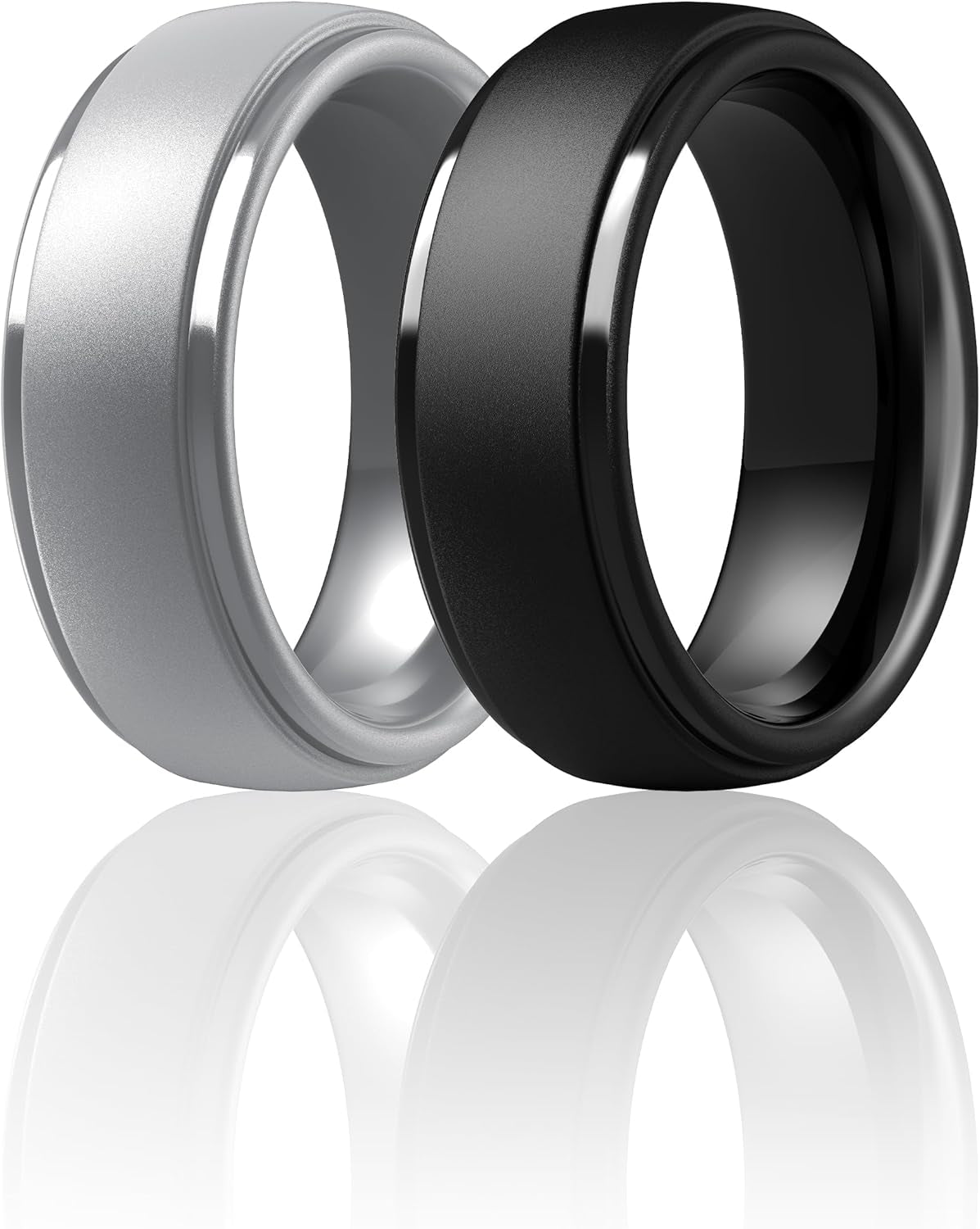 Titan Flex multipack silicone promise rings for men in assorted colors
