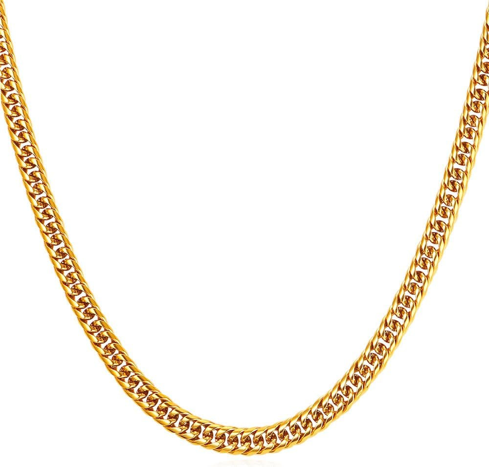 Gold Manly Mania Royal Chain necklace – premium stainless steel men's chain
