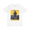  Manly Mania Core men's white t-shirt front view, graphic tee