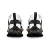 Rear view of Velocity Vest shoes featuring black sole and protective KPU shell