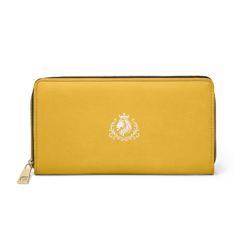 Manly Mania Luxe Heritage Crest Leather Wallet Printify