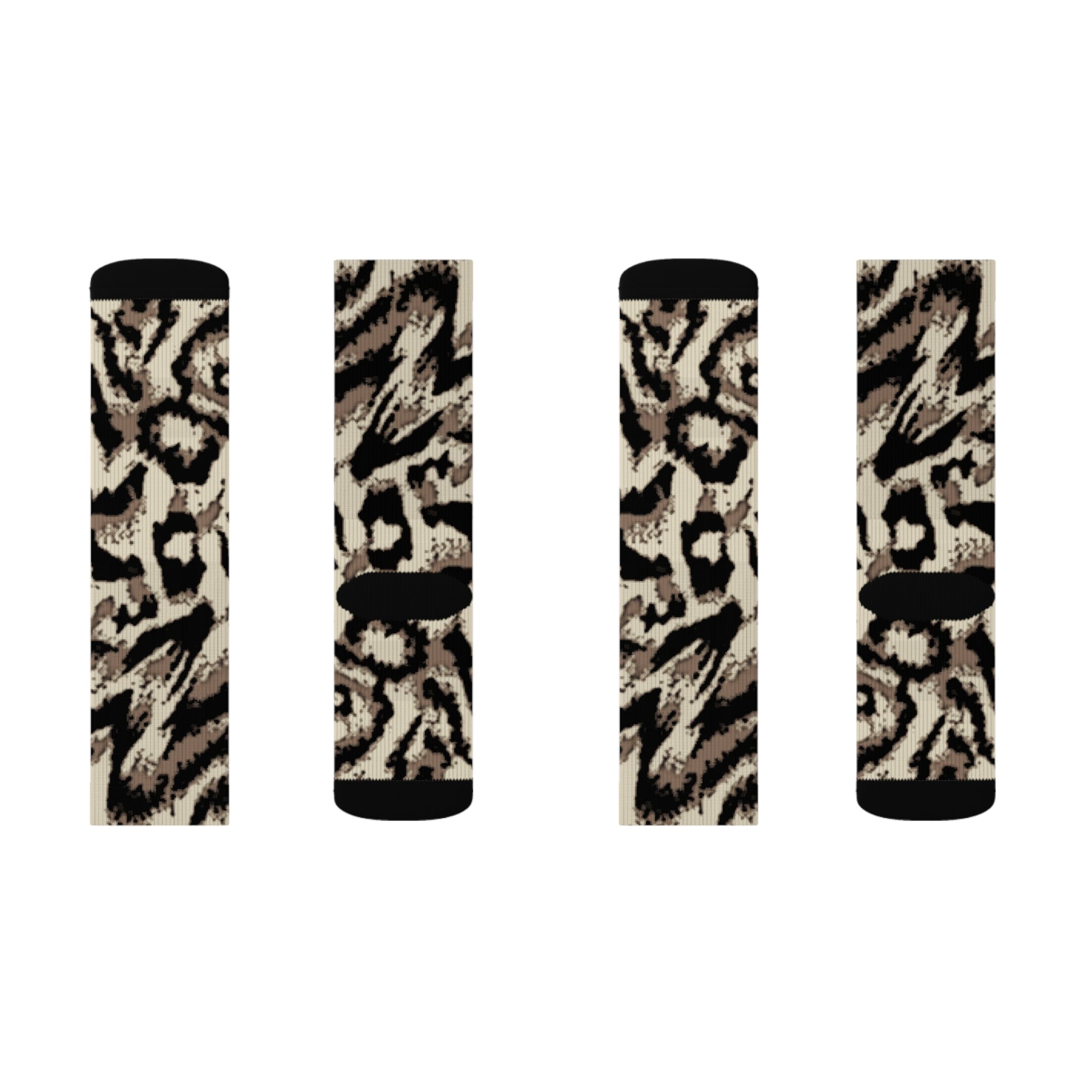 Manly Mania Cheetah Print Socks