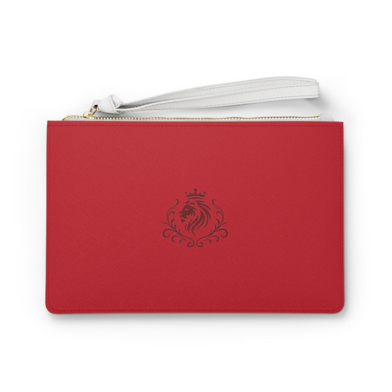 Sentinel Wristlet — Red Lion Emblem Clutch Pouch Printify