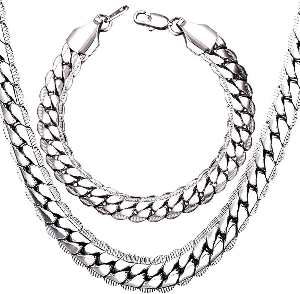 Silver Manly Mania Royal Chain necklace – durable stainless steel men's necklace