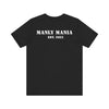  Manly Mania Black Attitude T-Shirt Back – Graphic T Shirt with Attitude