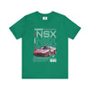 Manly Mania Car Enthusiast Tee in Kelly – Front View – Men's Graphic T Shirt