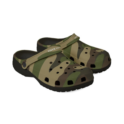 Manly Mania Camo Clogs
