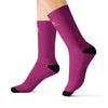 Manly Mania Pink Titan Crew Socks