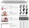 Nine Fold rings in multiple sizes for men - stylish and comfortable fit