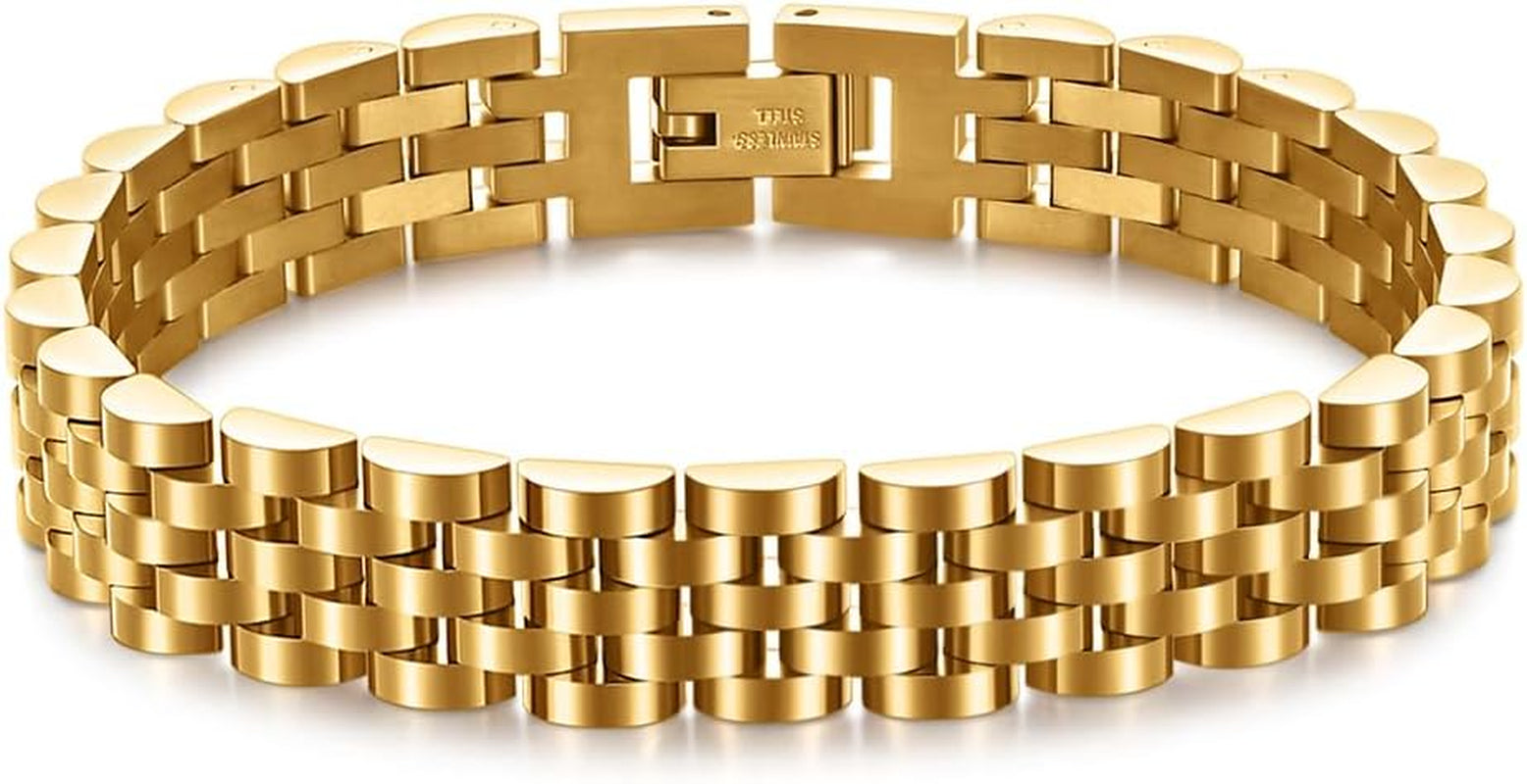 Gold Manly Mania Core Bracelet – Premium men's bracelet inspired by Cartier style