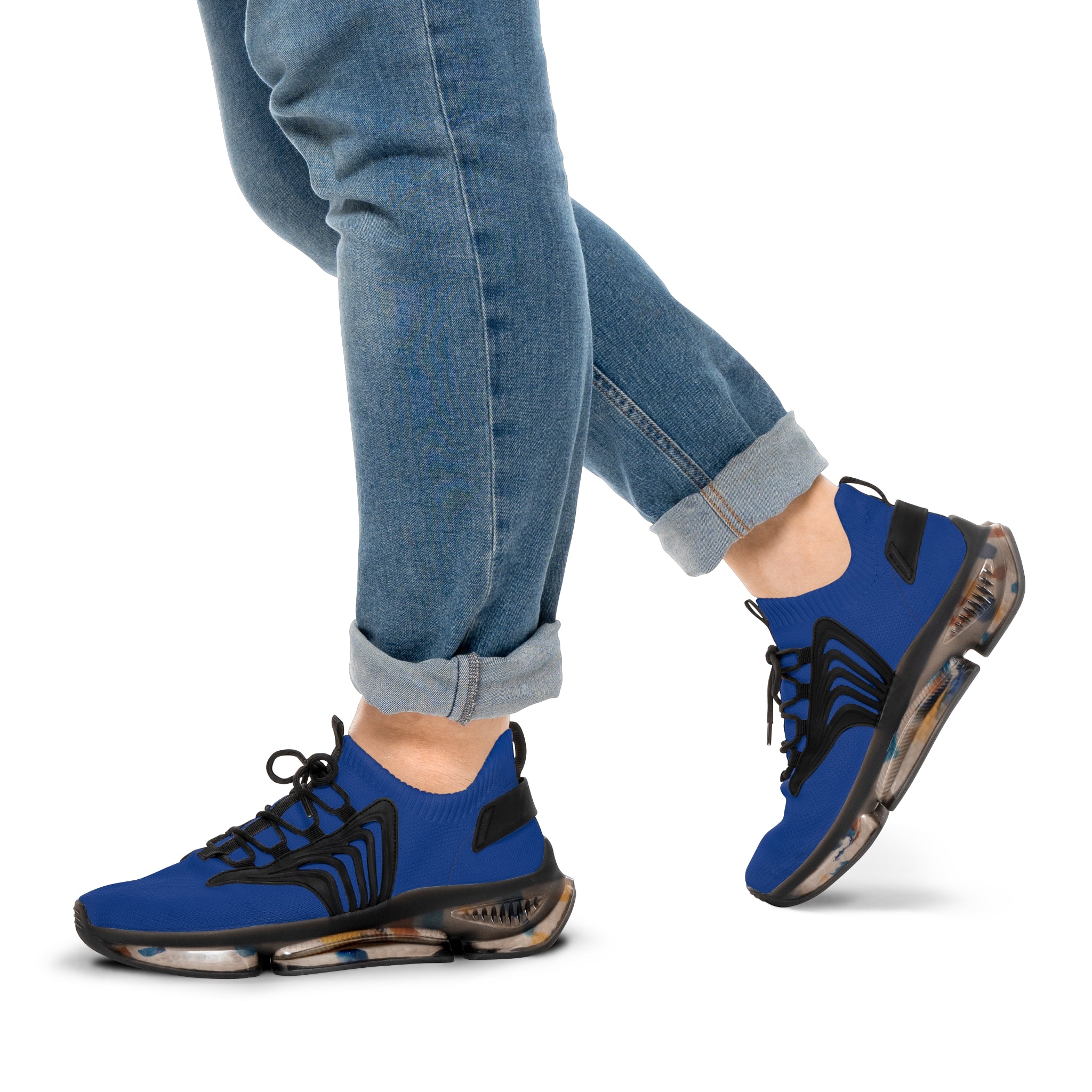 Side profile of Volt Step shoes featuring black sole and breathable mesh